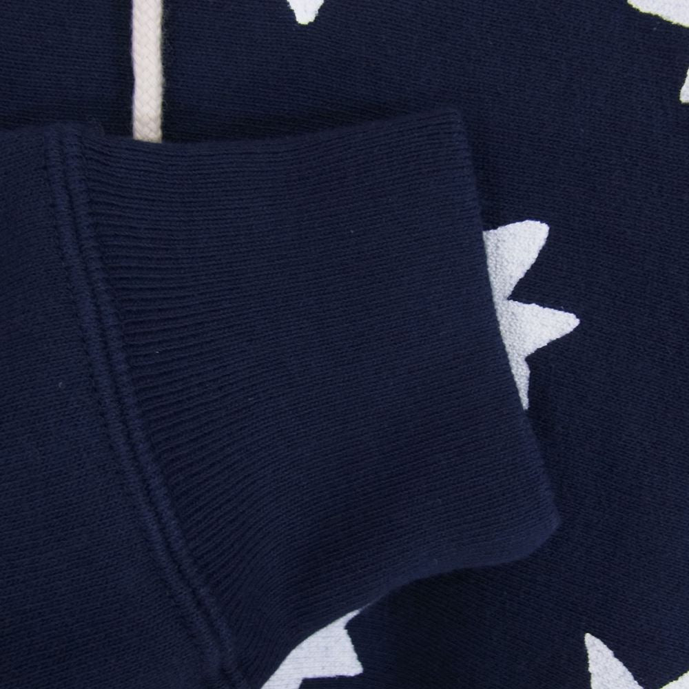Champion チャンピオン C8-E121 単色タグ REVERSE WEAVE リバースウィーブ ロゴ スウェット パーカー ネイビー系 M【中古】