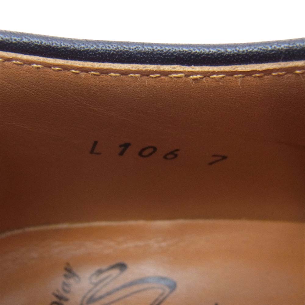R.J.B アールジェイビー SADDLE SHOES スエード サドル ビジネス シューズ ダークネイビー系 グレー系 7【中古】