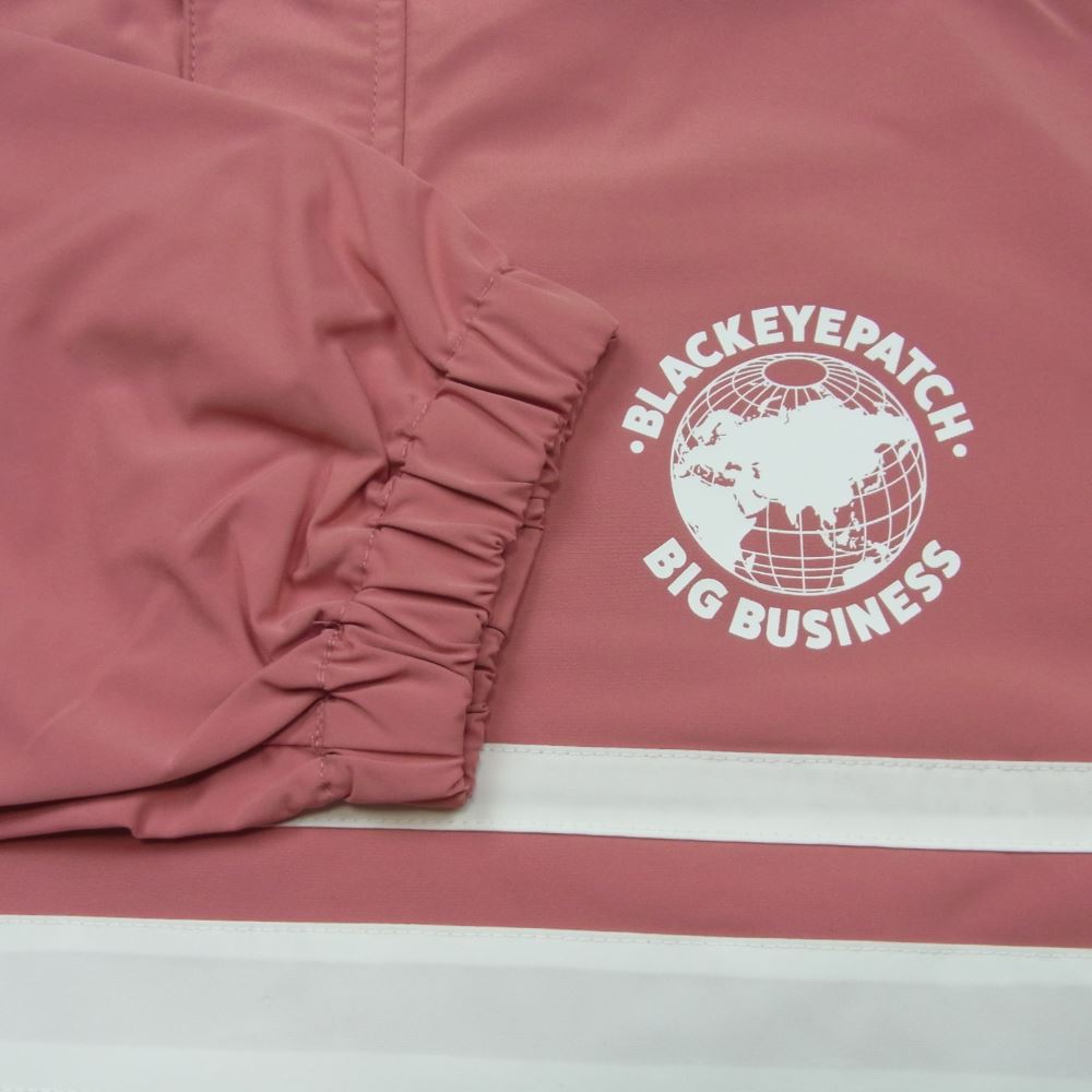 ブラックアイパッチ 21AW BEPFW210T01 BIG BUSINESS NYLON ANORAK ナイロン アノラック ジャケット ピンク系 M【新古品】【未使用】【中古】
