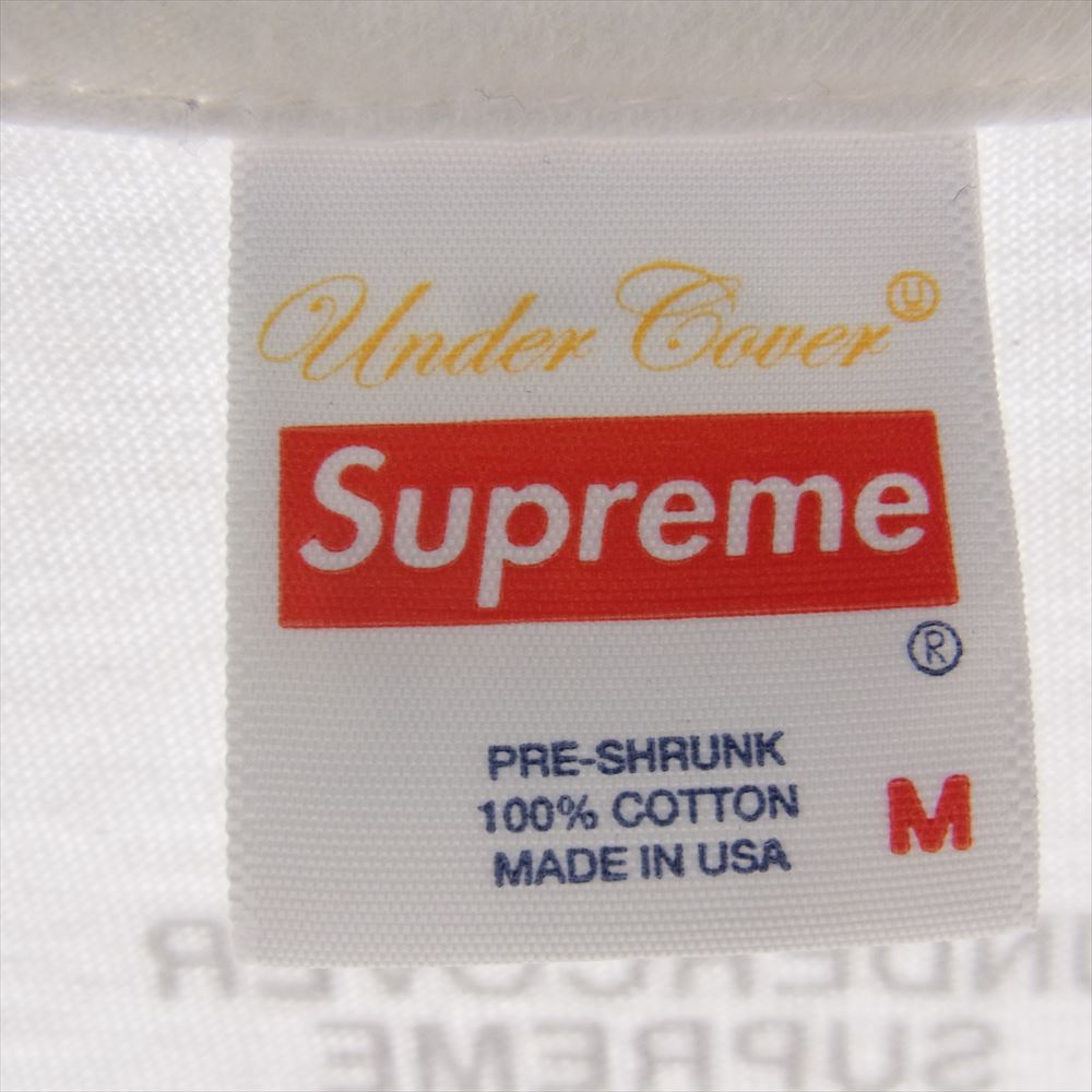Supreme シュプリーム 18SS ×UNDERCOVER アンダーカバー ×Public Enemy パブリックエネミー Terrordome Tee テラードーム Tシャツ ホワイト系 M【中古】