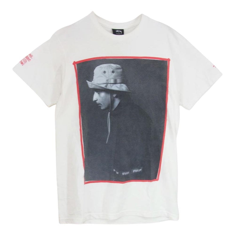 STUSSY ステューシー DSM限定 ドーバーストリートマーケット Gianni フォト プリント 半袖 Tシャツ ホワイト系 S【中古】