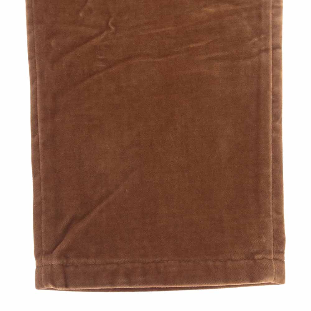 Supreme シュプリーム 20AW Velvet Trouser ベルベット ベロア トラウザー パンツ ブラウン系 32【極上美品】【中古】