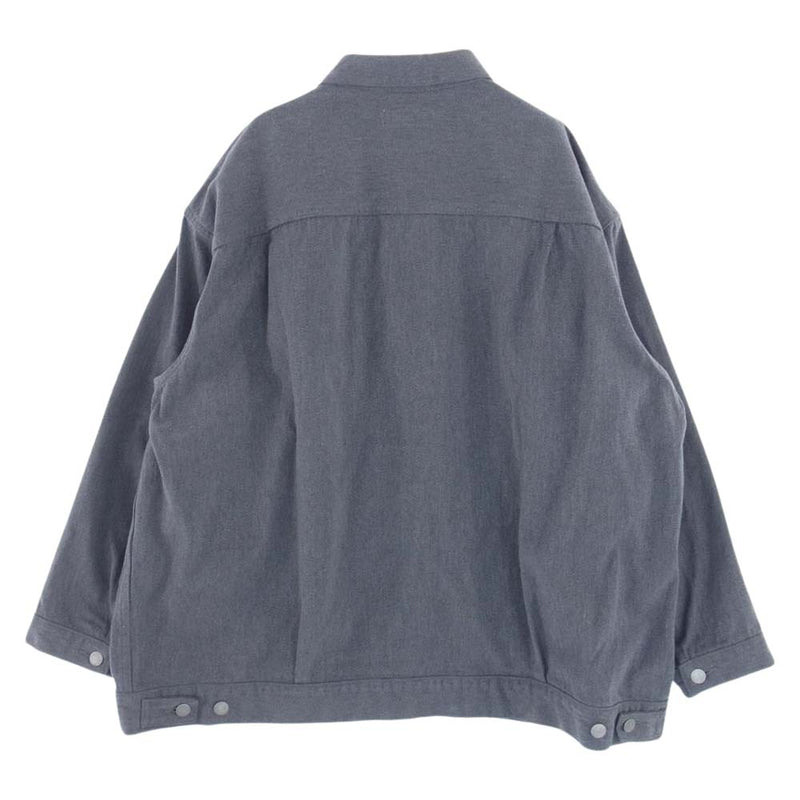 GRAPHPAPER グラフペーパー 20SS GM201-30097B COLORFAST DENIM JACKET カラーファスト  デニムジャケット グレー系 1【中古】