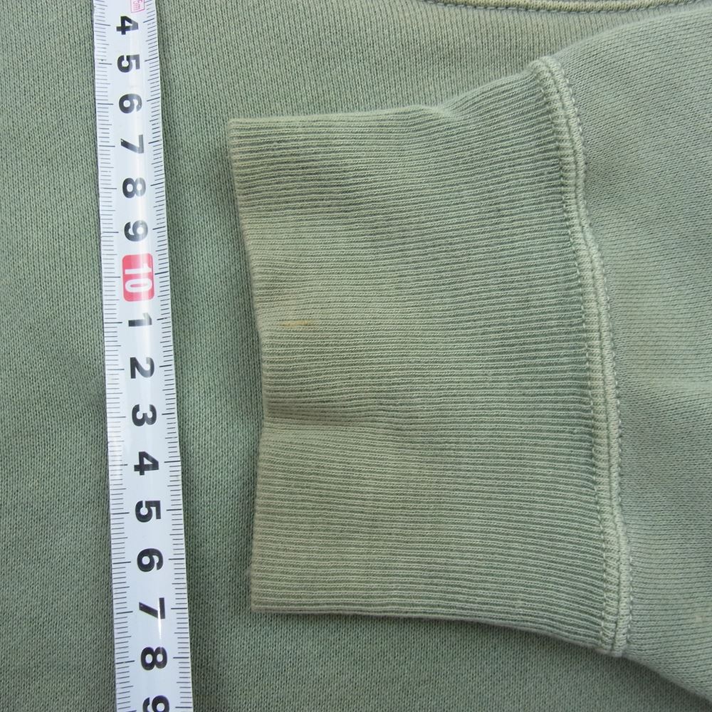 WTAPS ダブルタップス 22AW 22ATDT-CSM04 AII 02/LS/COTTON.SIGN 裏起毛 クルーネック スウェット トレーナー カーキ系 02【中古】