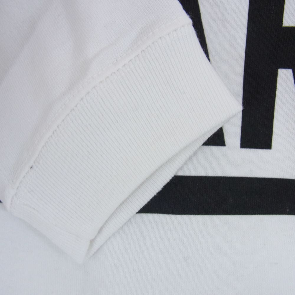 フォーティーパーセント アゲインストライツ Media Guerrilla FPAR ボックスロゴ クルーネック 長袖 Tシャツ ロンT ホワイト系 2【中古】