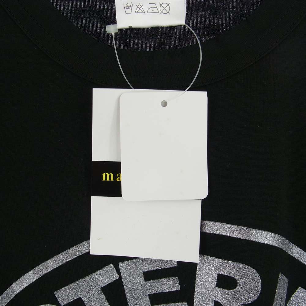 mastermind JAPAN マスターマインドジャパン MMD2-TS01-1 TOKYO ラメ スカル ロゴプリント 半袖 Tシャツ ブラック系 M【新古品】【未使用】【中古】