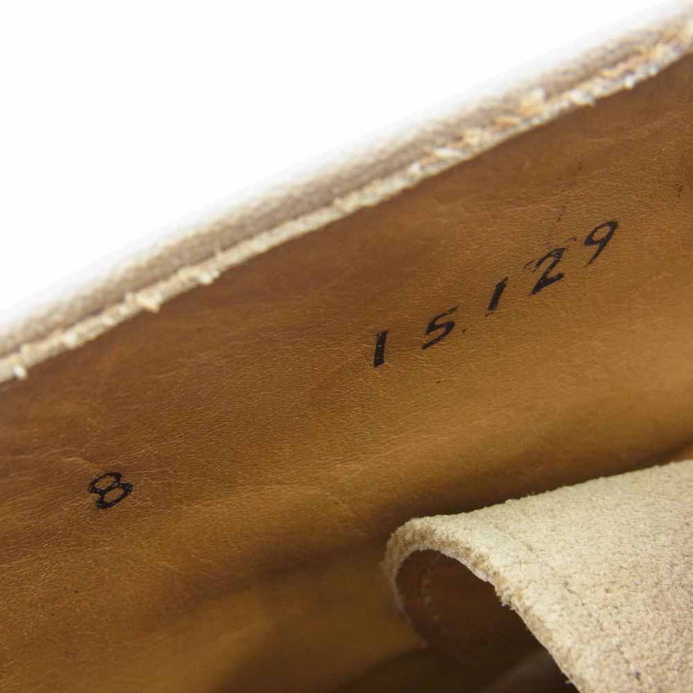 カミナンド スエード プレーントゥ ブーツ ライトブラウン系 8【中古】