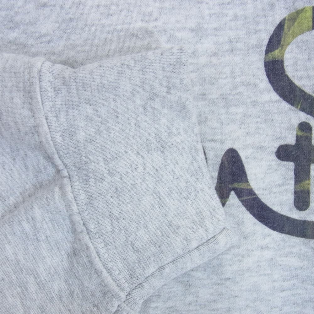 ティーアールサスペンション RootS CREW NECK SWEAT プリント クルーネック スウェット トレーナー グレー グレー系 M【中古】