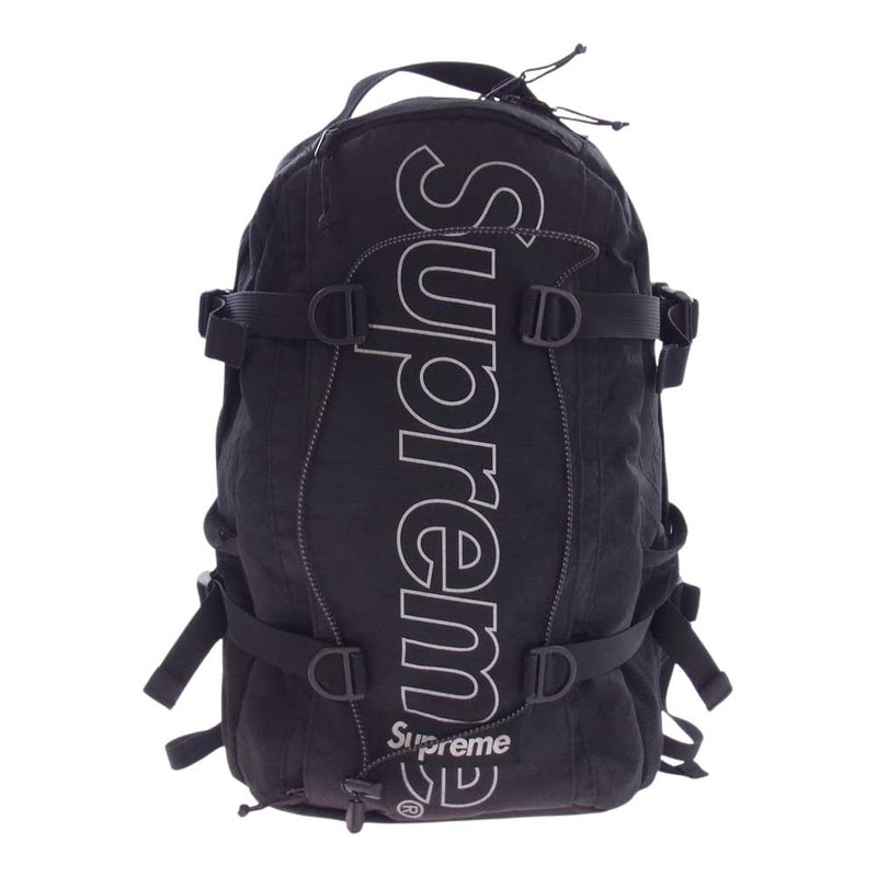リュック【美品】Supreme 18AW backpack ブラック