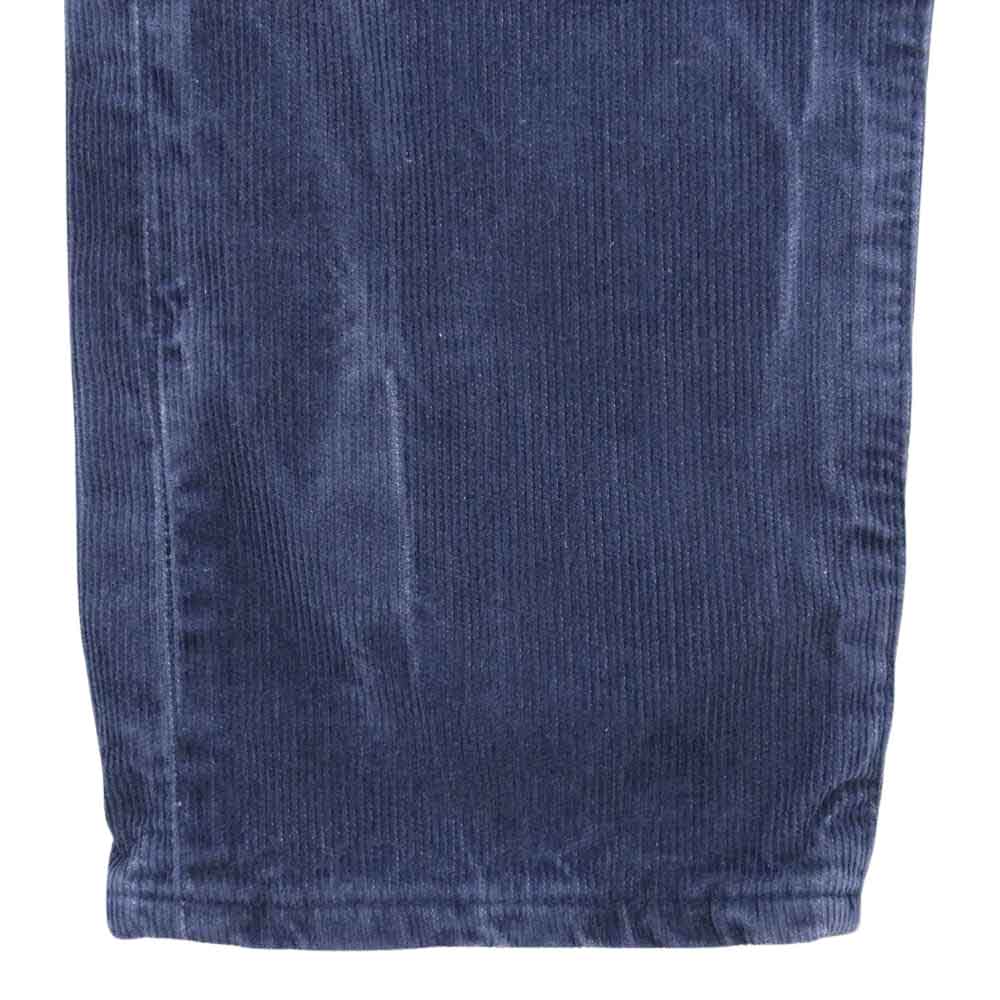 デニム バイ バンキッシュ アンド フラグメント VFP1035 ワイド ストレート コーデュロイ パンツ ネイビー系 28【中古】