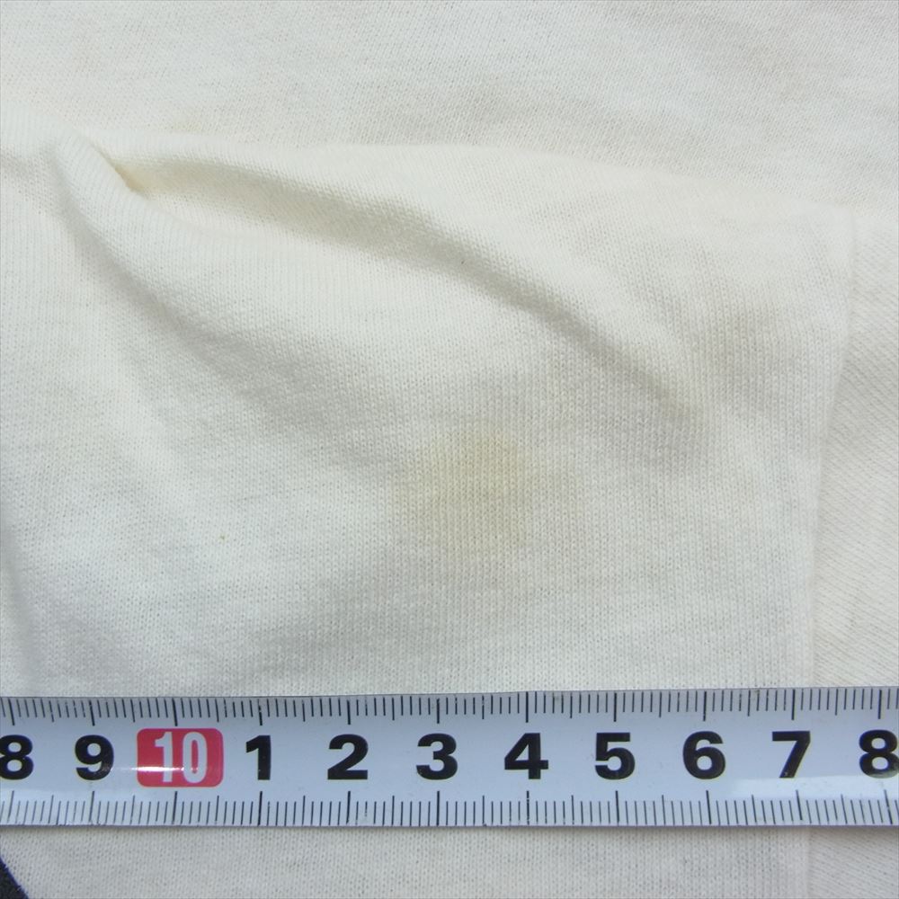 ヘインズ 80s vintage ヴィンテージ PUBLIC ENEMY パブリックエネミー プリント Tシャツ ホワイト系 M【中古】