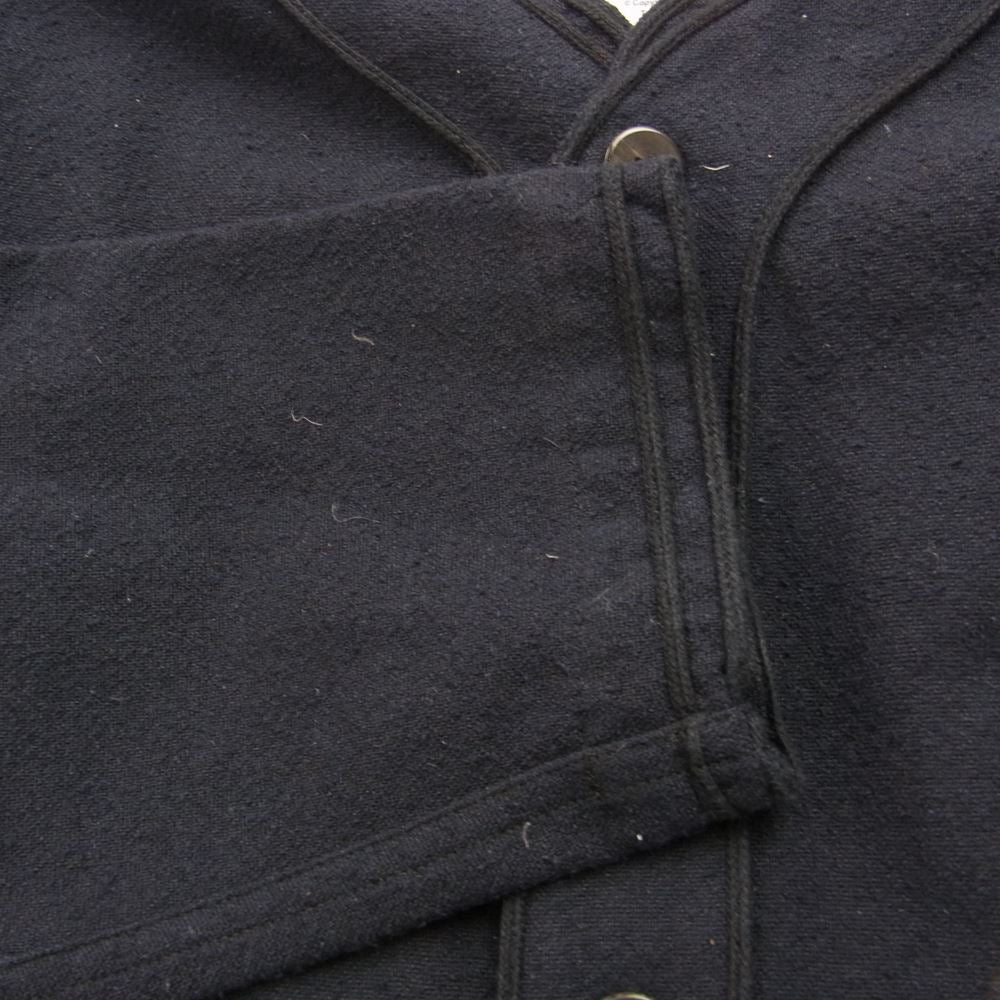 VISVIM ビズビム 16AW 116205011031 DUGOUT SHIRT ダグアウト ベースボール シルク混 長袖 シャツ ダークネイビー系 2【中古】