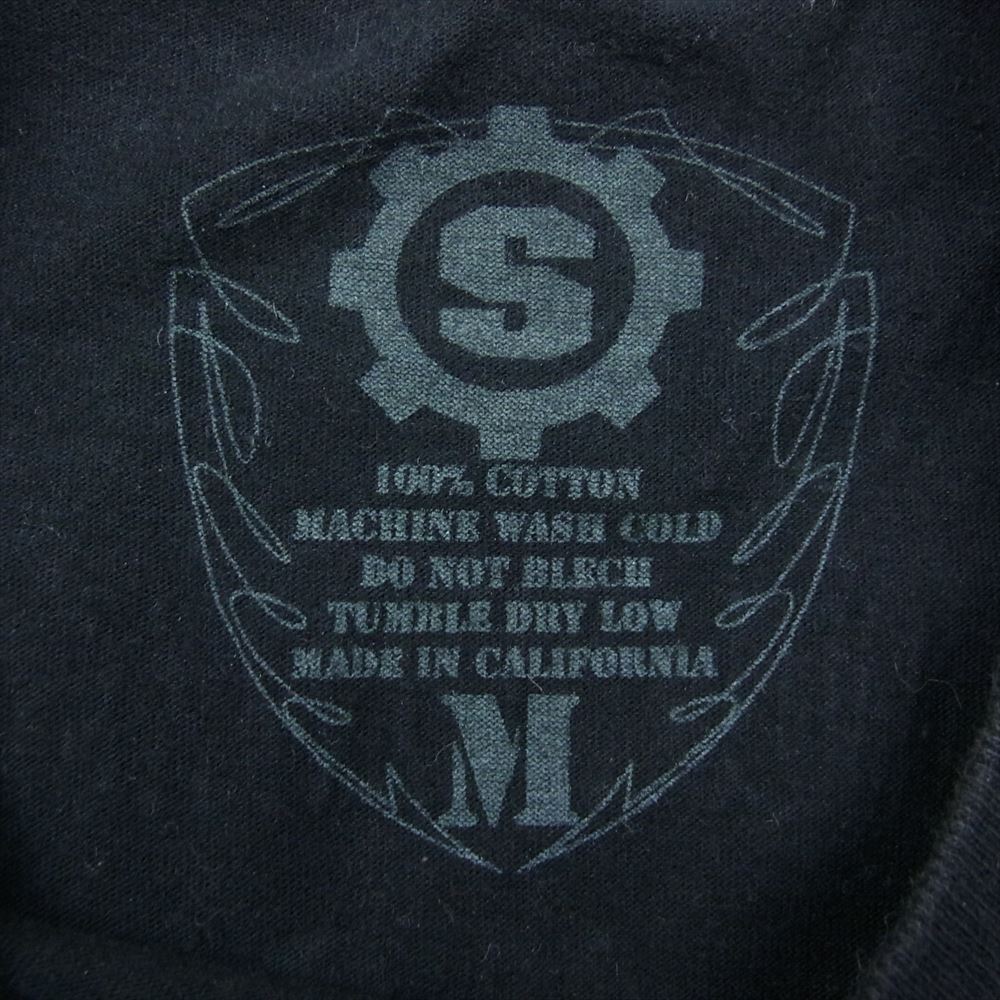 STARLIN GEAR スターリンギア スカル プリント ツアー Tシャツ ブラック系 M【中古】