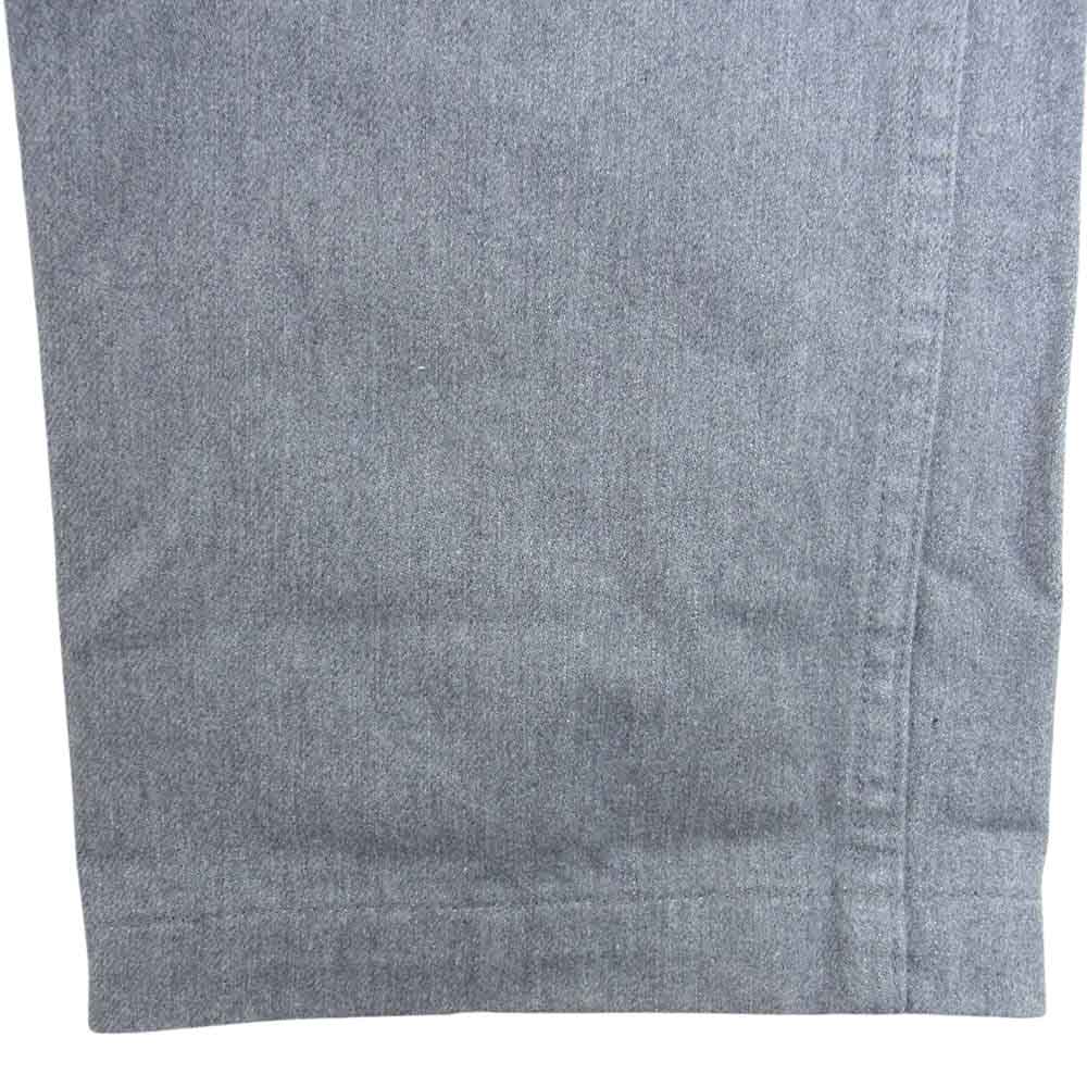 SASAFRAS ササフラス 5ポケット ストレート デニムパンツ グレー系 M【中古】