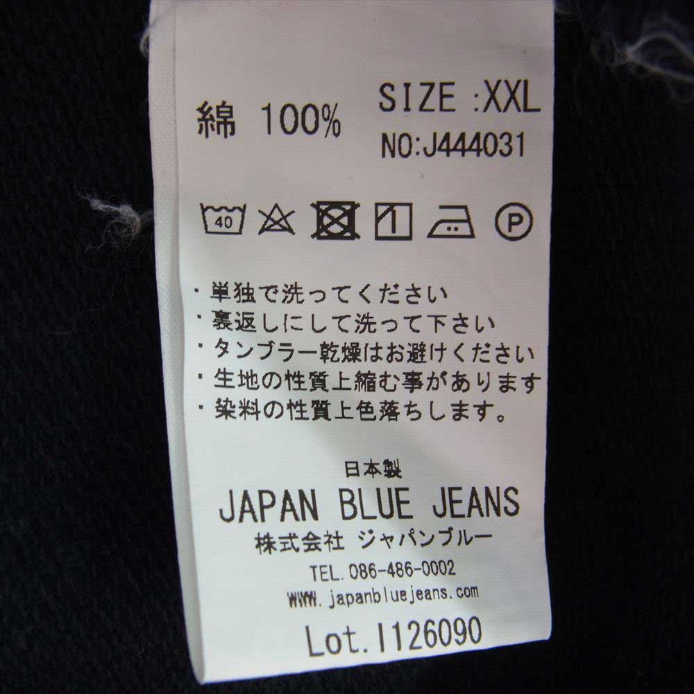 ジャパンブルージーンズ スウェット ラグラン Tシャツ ネイビー系 XXL【中古】