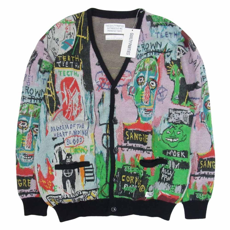 WACKO MARIA ワコマリア 22AW BASQUIAT-WM-KN06 JEAN-MICHEL BASQUIAT 