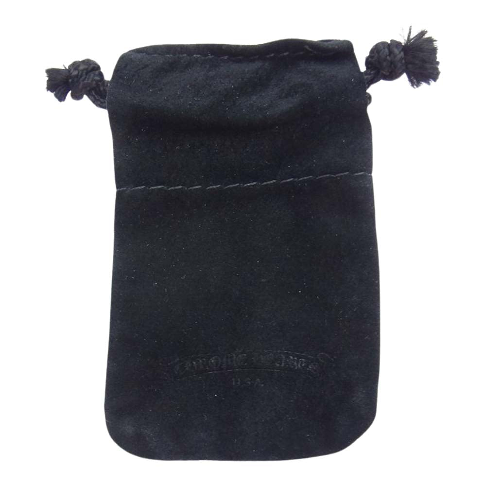 CHROME HEARTS クロムハーツ(原本無) KINGAROAD キングスロード購入証明書付属 22K HOOP TFL SML フープ ピアス ゴールド系【中古】