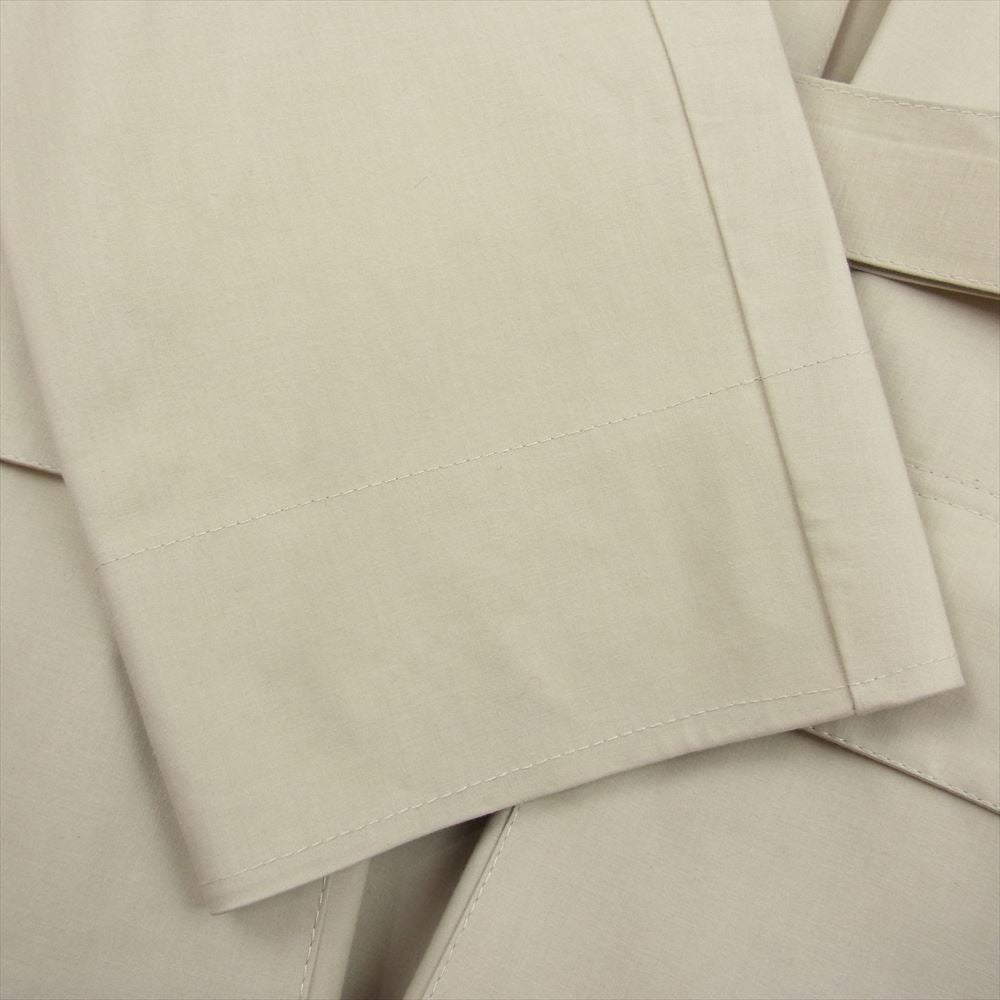 MAISON MARGIELA メゾンマルジェラ S29AM0182 × MACKINTOSH マッキントッシュ コットン レーヨン ショート トレンチ ジャケット ベージュ系 40【中古】