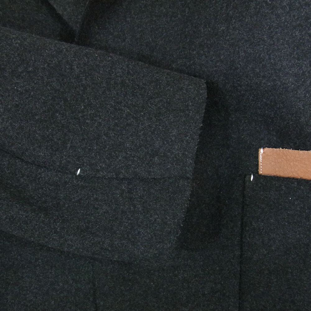 SUNSEA サンシー 19AW 19A38 Cut Off Melton Jacket ウール カットオフ テーラード ジャケット グレー系 3【中古】