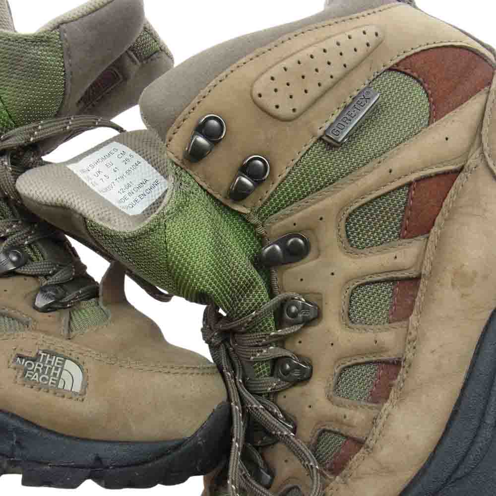 THE NORTH FACE ノースフェイス 551044 GORE-TEX ゴアテックス トレッキング ブーツ ベージュ系 26.5cm【中古】