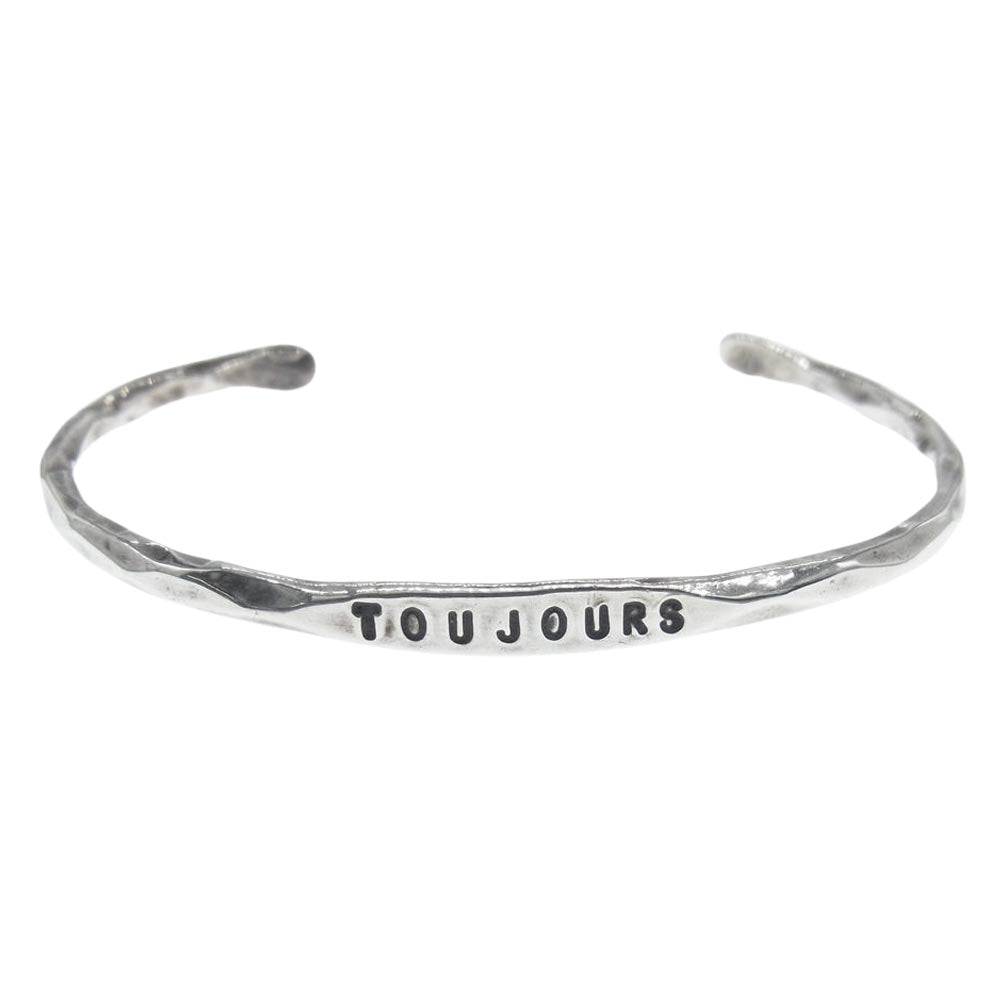 セルジュトラヴァル　TOUJOURS いつも　シルバーバングル SERGE THORAVAL セルジュトラヴァル TOUJOURS いつも シルバー