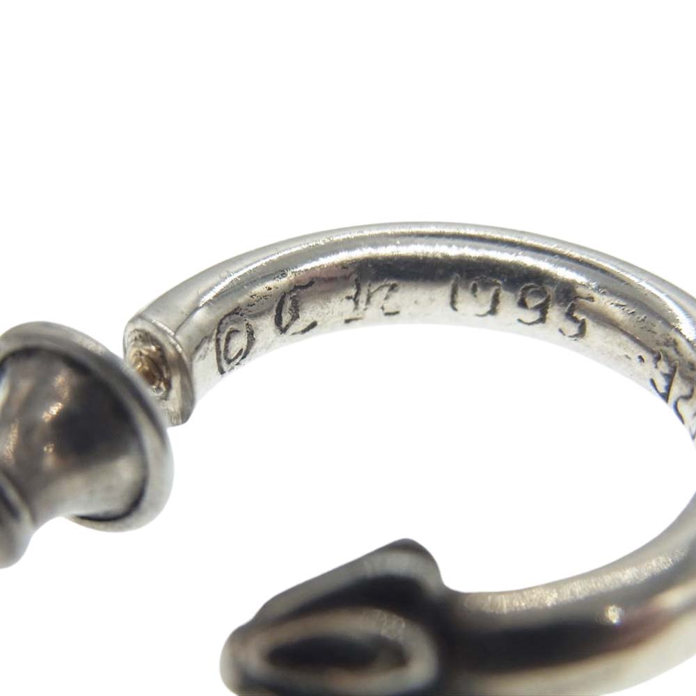 CHROME HEARTS クロムハーツ(原本無) HOOP PLAIN プレーン フープ ピアス シルバー系【中古】