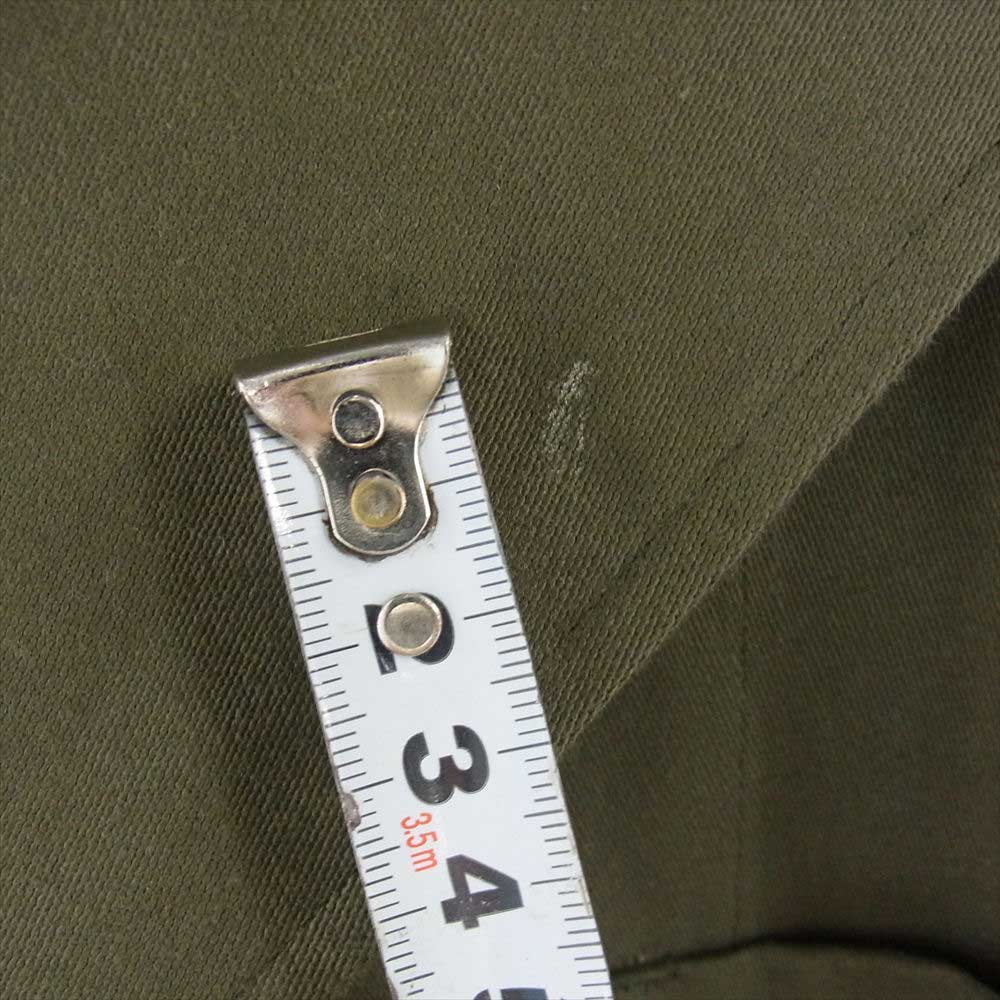 オランダ軍 ヴィンテージ Smock Coat スモック コート ミリタリー ベルクロ フロント モスグリーン系【中古】