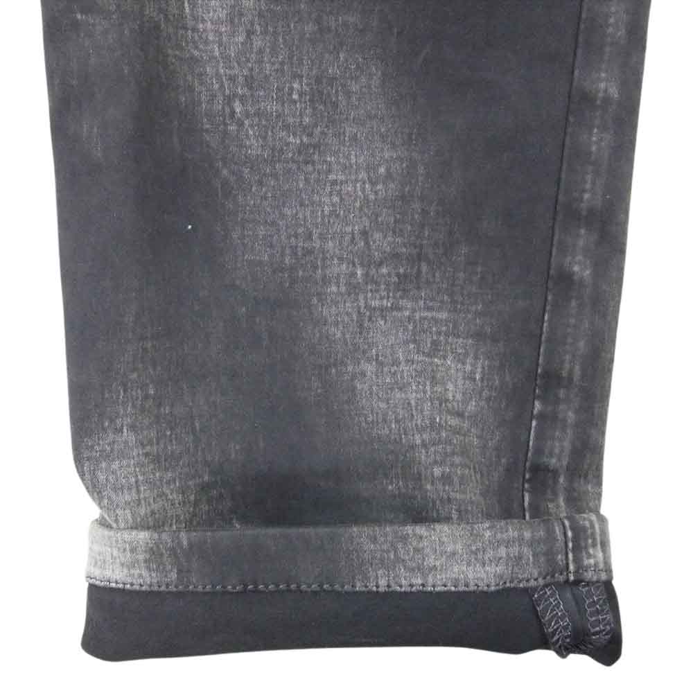 TORNADO MART トルネードマート TPT-0205 製品加工 デニム転写 トロンプルイユ コットン ブラック ストレート パンツ ブラック系 M【中古】