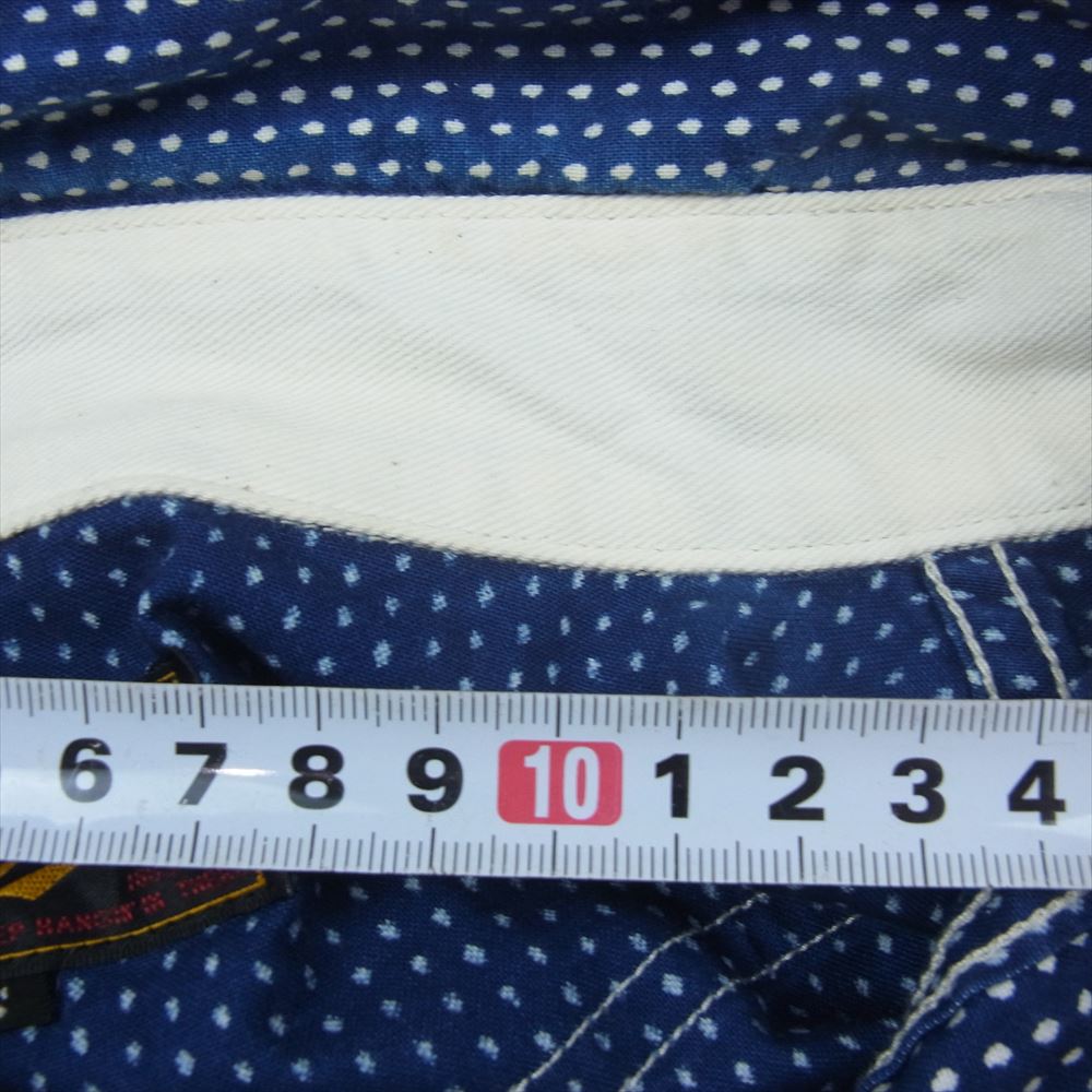 トロフィークロージング ドット 長袖 ブラウス シャツ ブルー系 S【中古】