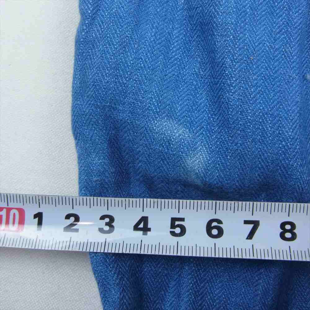 PORTER CLASSIC ポータークラシック 23SS PC-021-2202-41-3 INDIGO LINEN PANTS インディゴ リネン パンツ インディゴブルー系 3【中古】