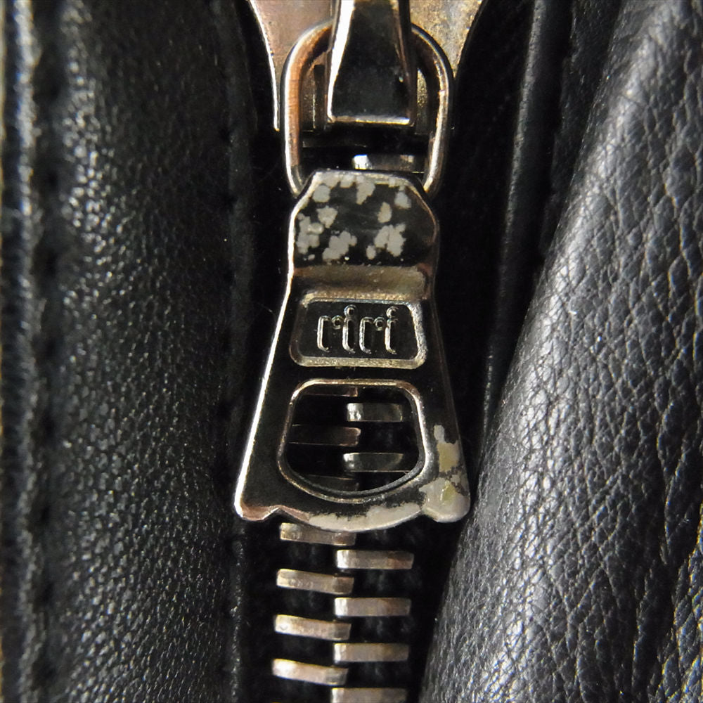 JACKROSE ジャックローズ 290712L M65 Luv maison シープスキン レザー ジャケット ブラック系 46【中古】