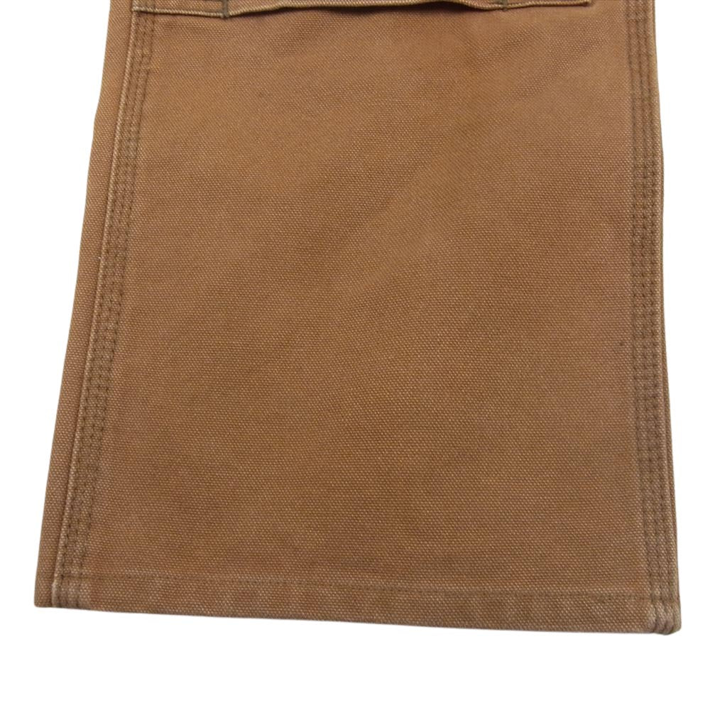 IRON HEART アイアンハート ダブルニー ダック ワーク パンツ ブラウン系 W29【中古】