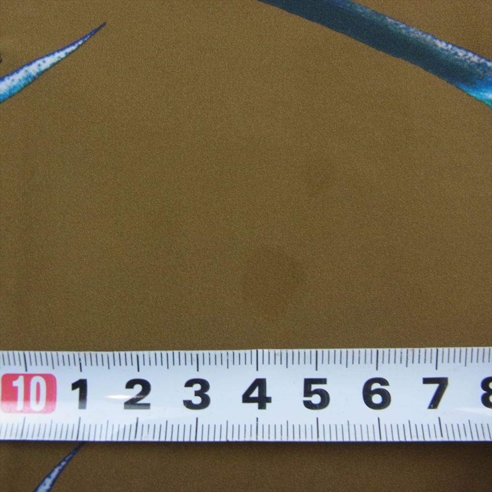 ATTACHMENT アタッチメント 19SS KS91-079 ストレッチ タフタ オープンカラー 半袖シャツ カーキ カーキ系 2【中古】