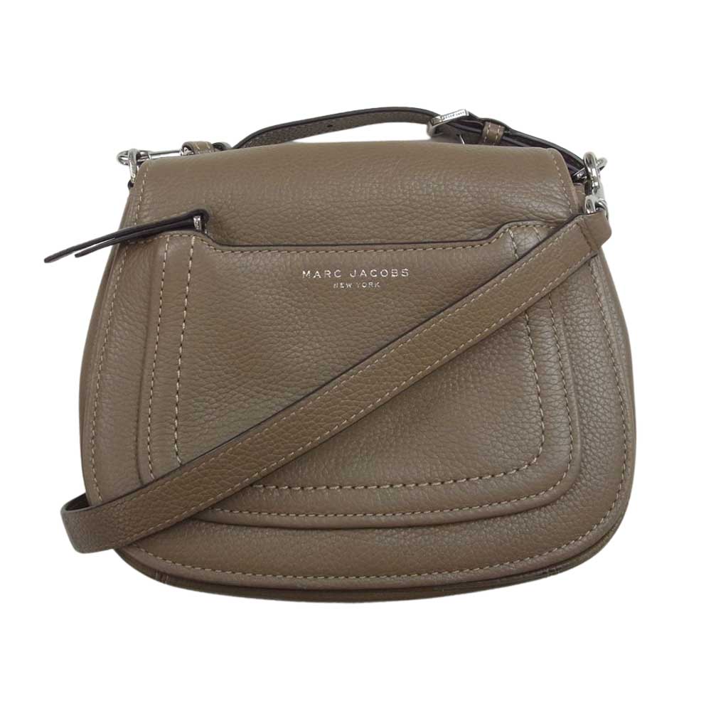 MARC JACOBS マークジェイコブス フラップ レザー ショルダー バッグ 