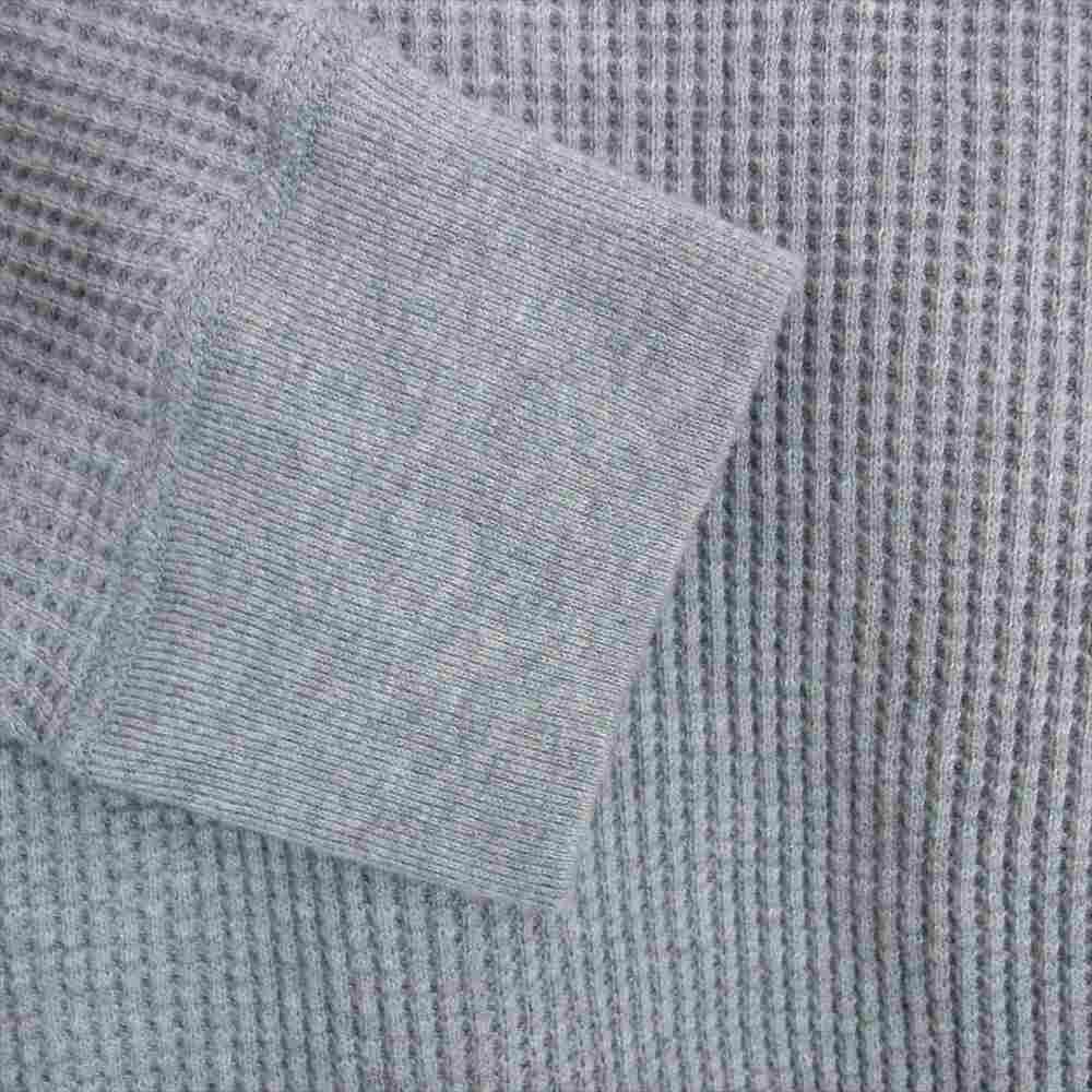 STANDARD CALIFORNIA スタンダードカリフォルニア SD Heavyweight Honeycomb Thermal Long Sleeve ヘビー ウェイト ワッフル サーマル 長袖 Tシャツ グレー グレー系 S【極上美品】【中古】