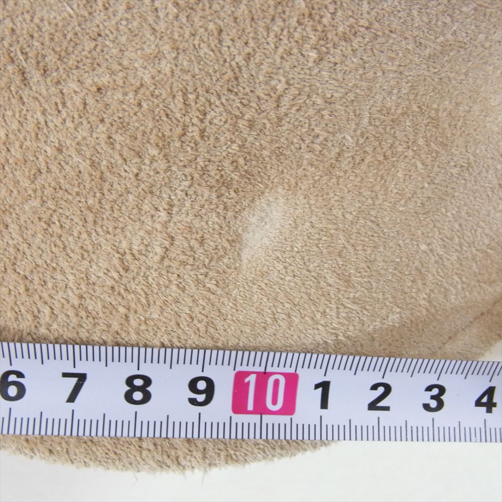 Ron Herman ロンハーマン 2520700081 コンチョボタン 牛革 スエード レザー シャツ ジャケット ブラウン系 S【中古】