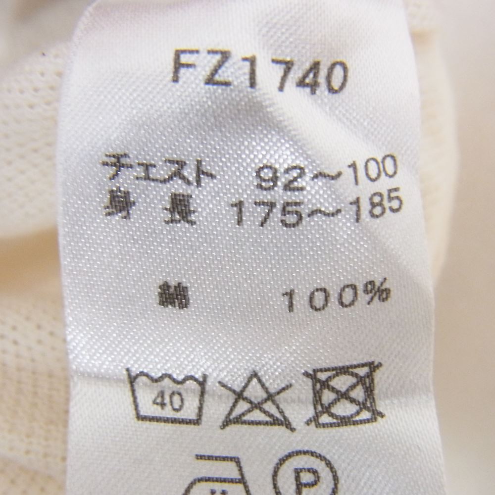 FRED PERRY フレッドペリー FZ1740 L'ECHOPPE別注 ARCHIVE POLO SHIRT ポロシャツ オフホワイト系 92ー100【中古】
