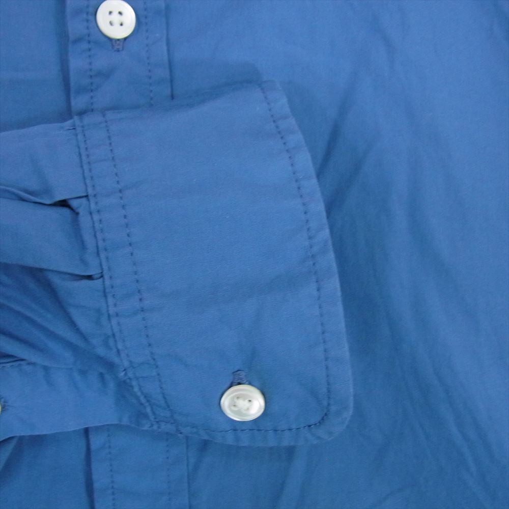 ウィリーキャバリエ ボタンダウン 長袖 シャツ ブルー系 S【中古】