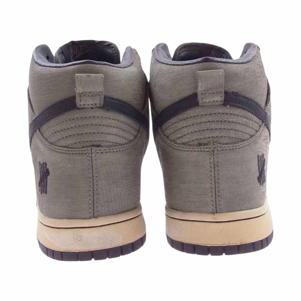 NIKE ナイキ 598472-220 Undefeated Dunk High Deep Green アンディフィーテッド ダンク ハイ ディープグリーン スニーカー カーキ系 28cm【中古】