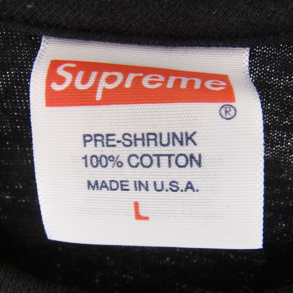 Supreme シュプリーム 23SS Hardies Dog Tee ハーディーズ ドッグ Tシャツ ブラック系 L【中古】