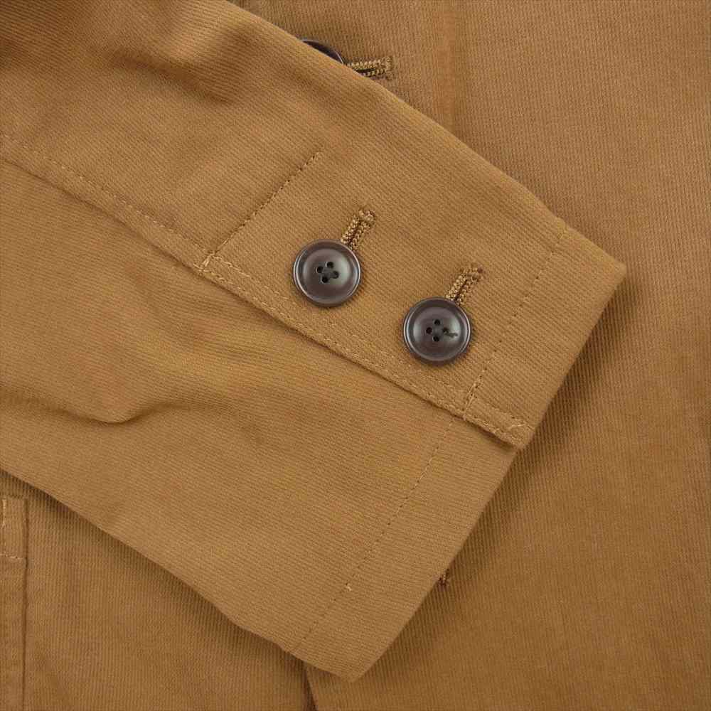 SHIPS シップス ピケ織り 2B テーラード ジャケット イージーパンツ セットアップ ブラウン系 S【中古】