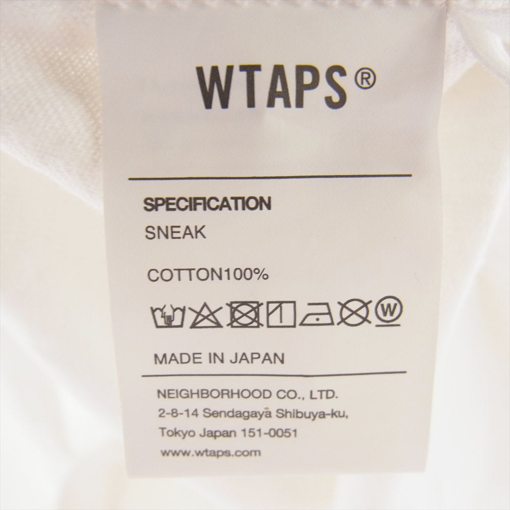 WTAPS ダブルタップス 22SS 221ATDT-STM06S URBAN TERRITORY アーバンテリトリー ショートスリーブ Tシャツ ホワイト系 X02【中古】