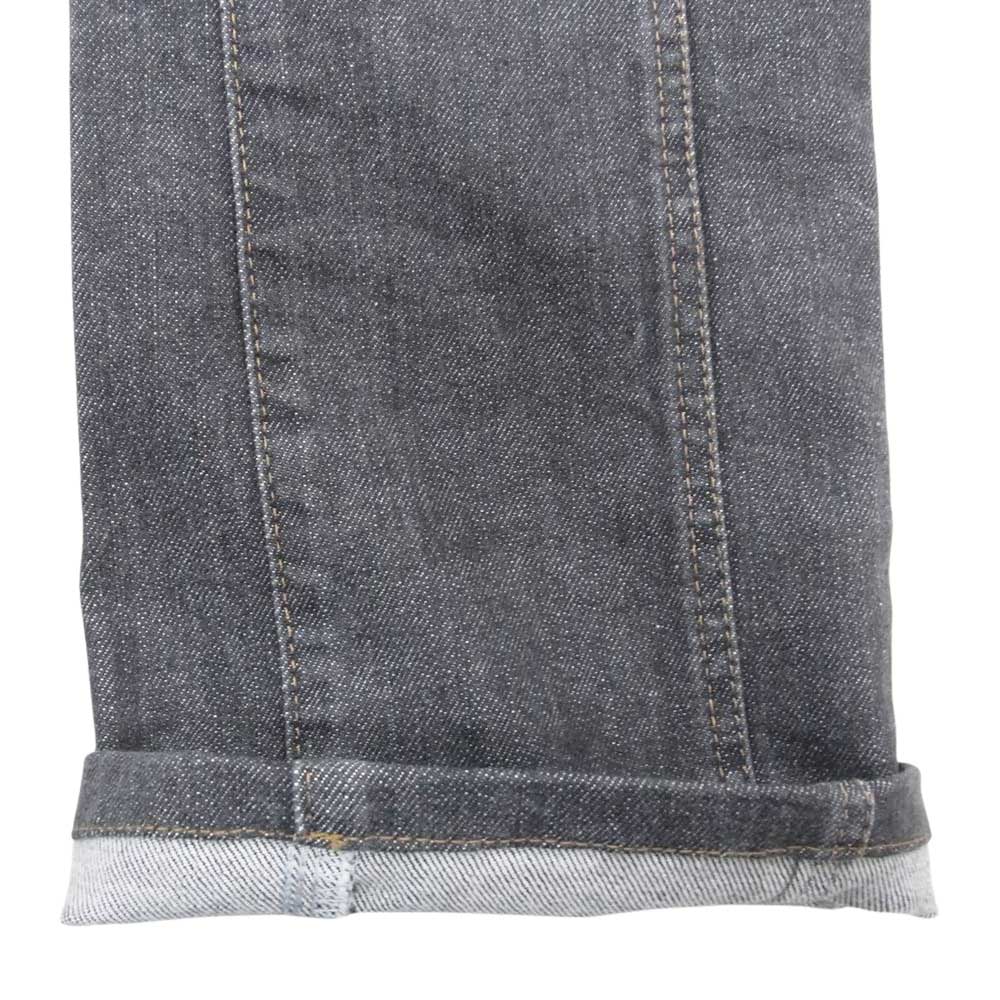 DOLCE&GABBANA ドルチェアンドガッバーナ バック プレート スキニー デニム パンツ ブラック系 40【中古】
