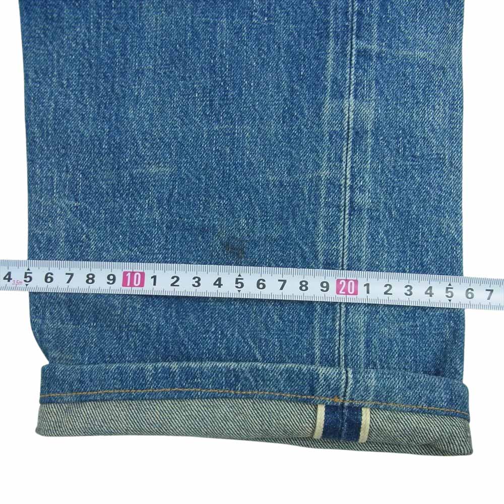 Levi's リーバイス 復刻 USA製 バレンシア工場製 ボタン裏555 501 ビッグE ストレート デニム パンツ インディゴブルー系 W30 L36【中古】