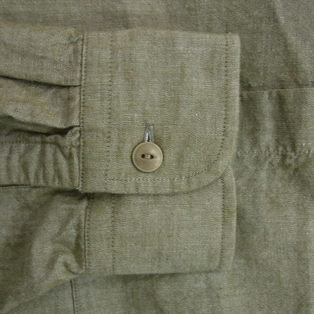 マービンポンティアックシャツメーカーズ MPSM-1905S Military SH コットン ミリタリー 長袖 シャツ カーキ系 ONESIZE【極上美品】【中古】