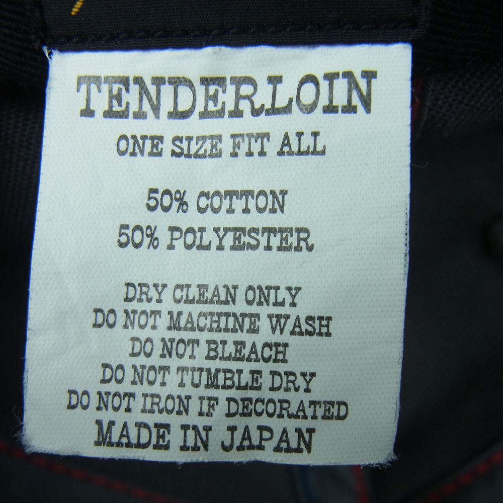TENDERLOIN テンダーロイン TRUCKER CAP T/C トラッカー キャップ 帽子 日本製 チャコール系 グレー系【中古】