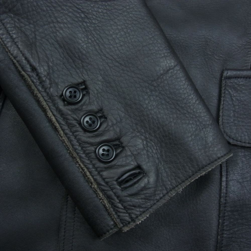 PARANOID パラノイド レザー テーラード 2B ジャケット ブラック系 M【中古】