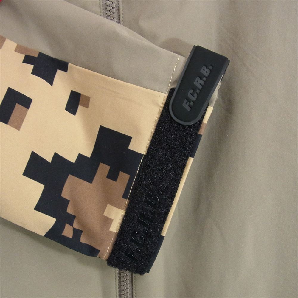 F.C.R.B. エフシーアールビー 23SS FCRB-230026 PRACTICE JACKET プラクティス フーデッド ジャケット ベージュ系 M【極上美品】【中古】