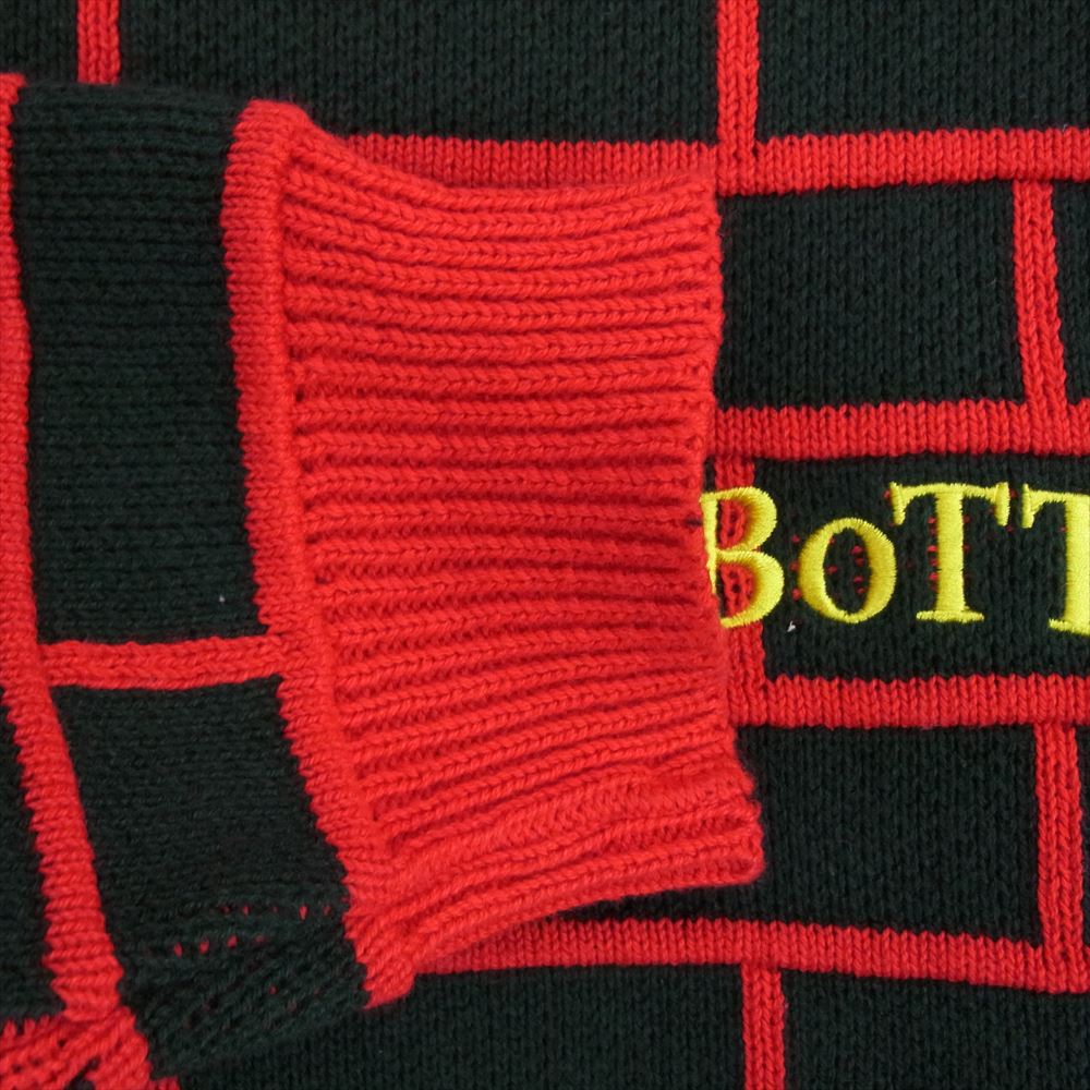ボット Century Sweater センチュリー セーター ニット ロゴ刺繍 レッド系 L【中古】