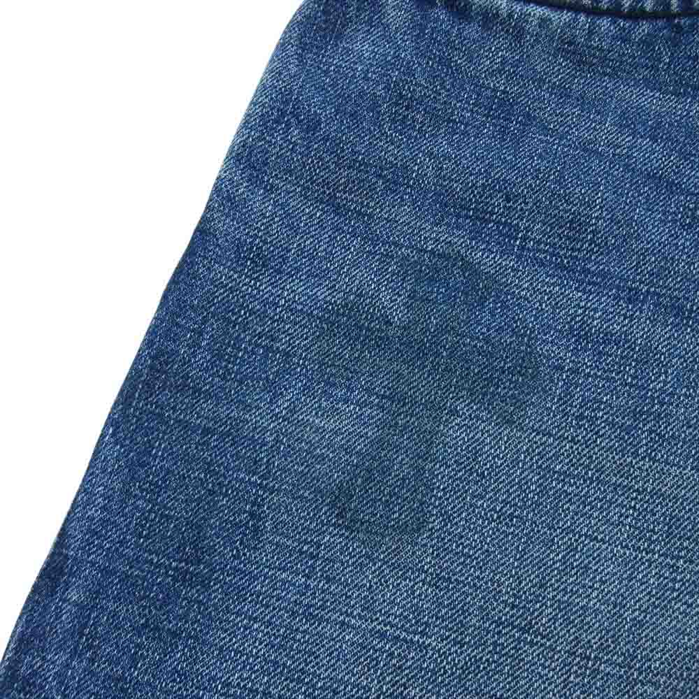 CHROME HEARTS クロムハーツ(原本無) クロスボールボタン ブーツカット デニムパンツ ジーンズ インディゴブルー系 31【中古】